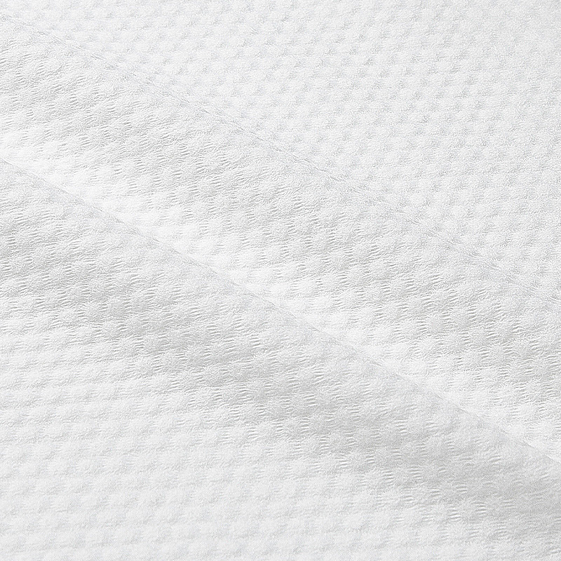 Viskóza Polyester Perlový vzor Jednorazové vlhčené obrúsky Utierky na tvár Netkaná textília Spunlace